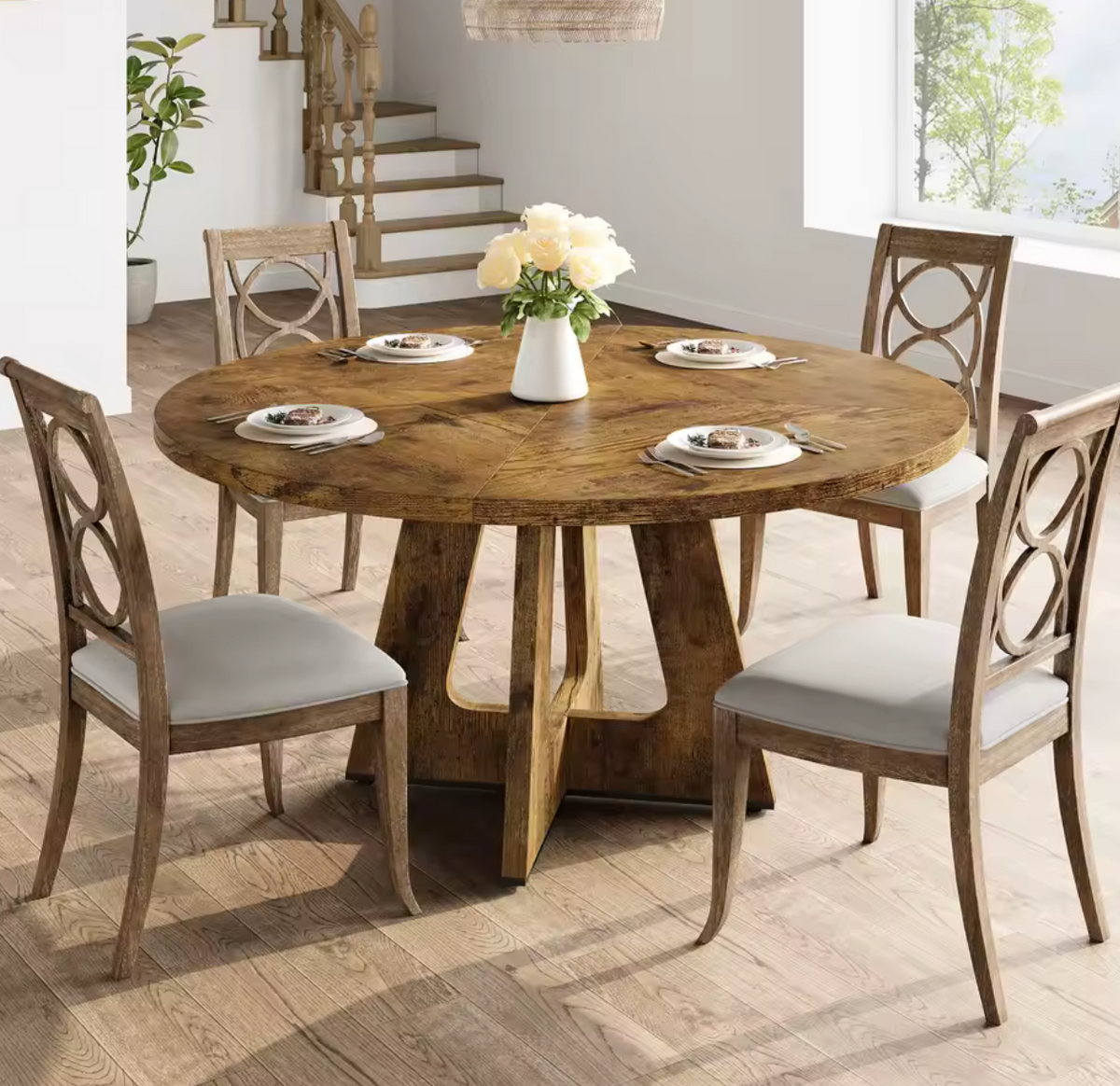 Table Ronde En Bois | ElevoraHome