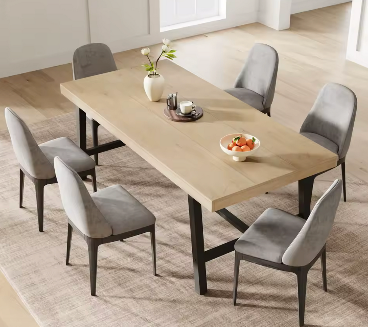 Table En Bois Rectangulaire | ElevoraHome