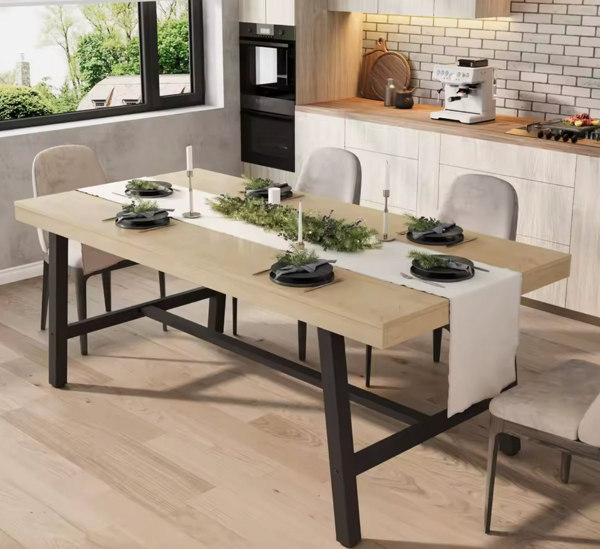 Table En Bois Rectangulaire | ElevoraHome