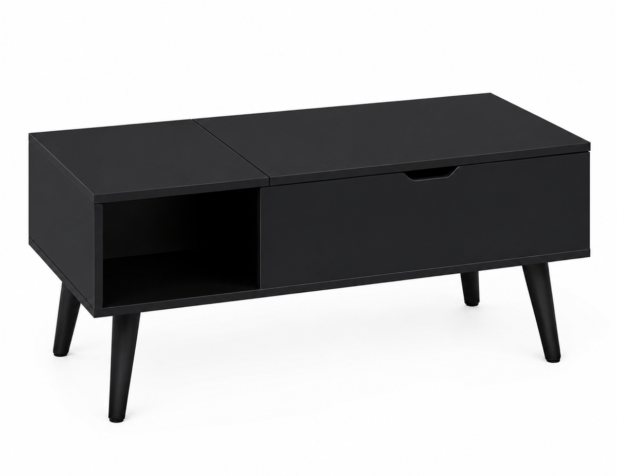 Table Basse Modulable En Noir | ElevoraHome